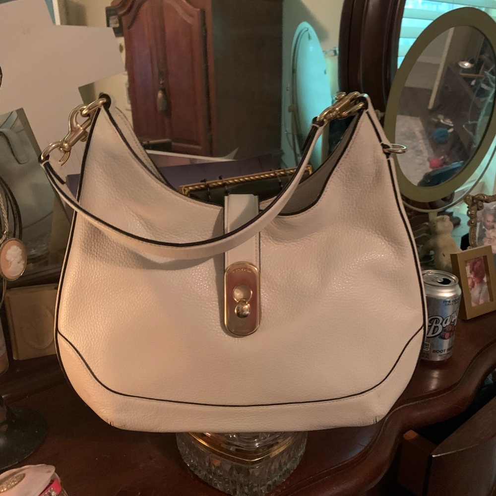 Coach Leather Hobo Bag